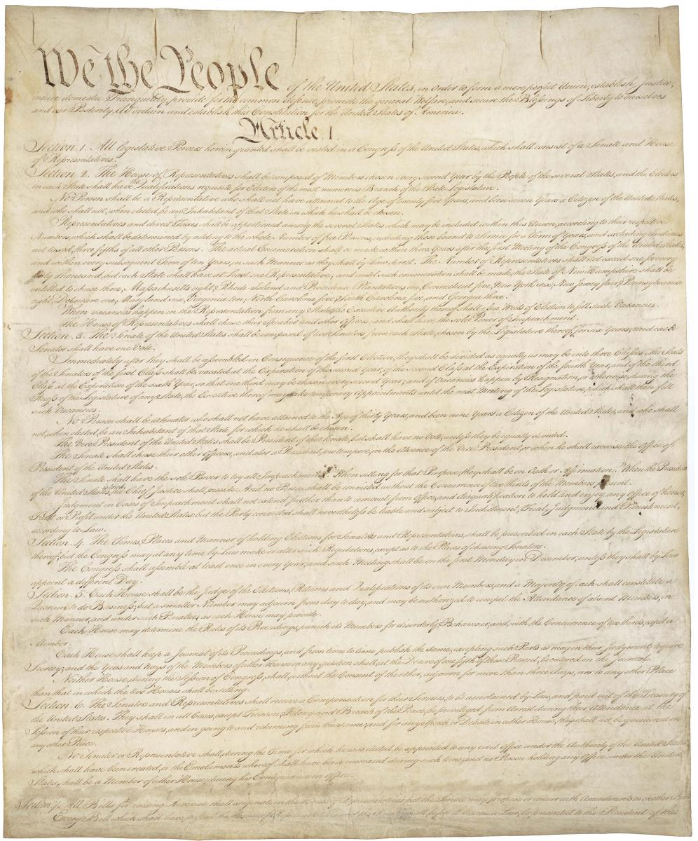 Original Text of the US Constitution